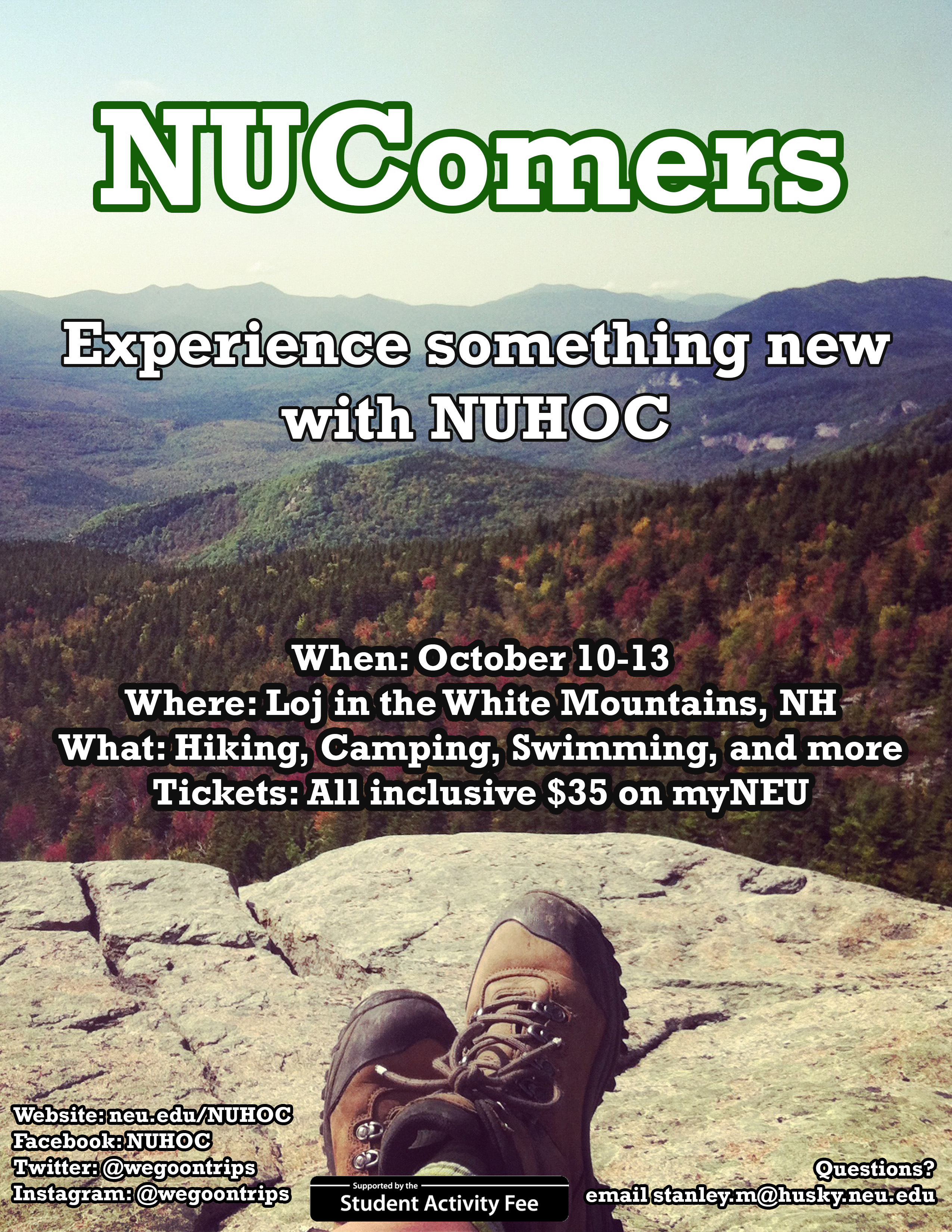 NUComers Poster 2014